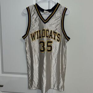 Vintage 35 Wildcats made in USA retro shiny old basketball 🏀bball jersey M mens